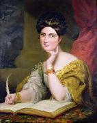 George Hayter The Hon. Mrs. Caroline Norton, society beauty and author, 1832 Sweden oil painting artist